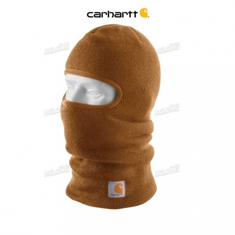 Marron Carhartt Knit Insulated Face Mask - Danmark WES-2665749