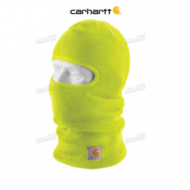 Brite Lime Carhartt Knit Insulated Face Mask Brite - Danmark WJA-9677862