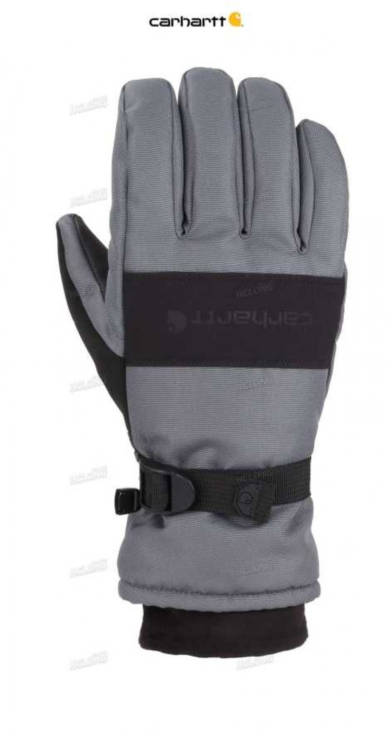 Grise Foncé Noir Carhartt Imperméables Insulated Glove Grise Foncé - Danmark JMO-6825188