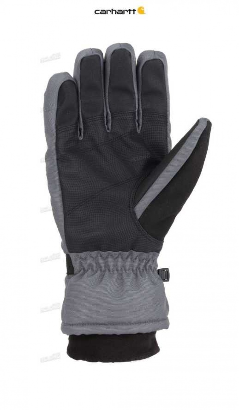 Grise Foncé Noir Carhartt Imperméables Insulated Glove Grise Foncé - Danmark JMO-6825188