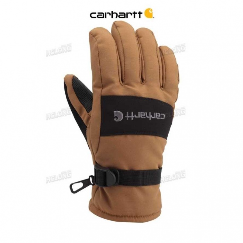 Marron Noir Carhartt Imperméables Insulated Glove Marron - Danmark KCD-0730669