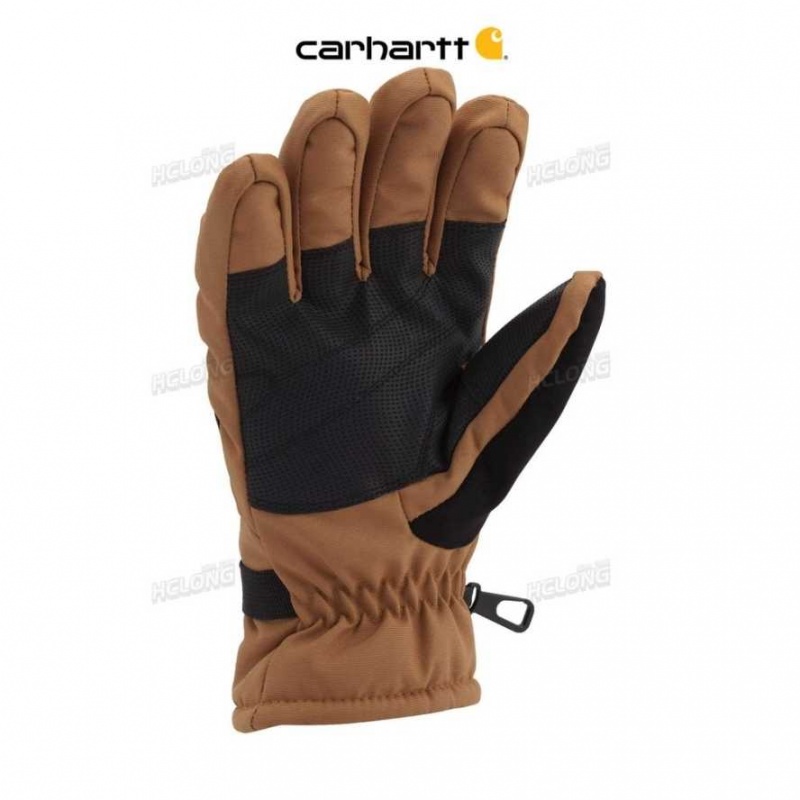 Marron Noir Carhartt Imperméables Insulated Glove Marron - Danmark KCD-0730669