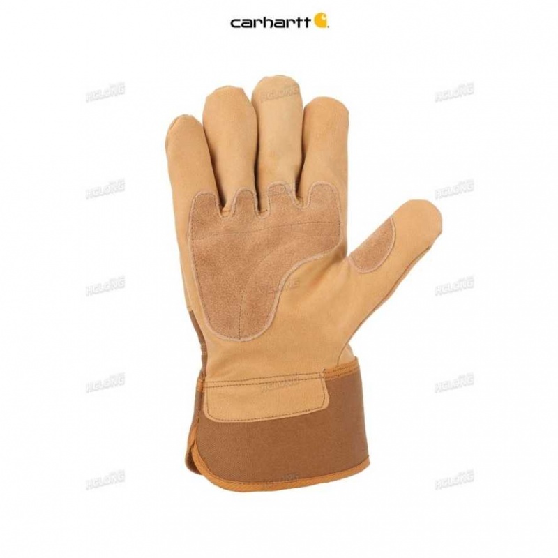 Marron Carhartt Sécurité Cuff Travail Glove - Danmark TYB-9633256