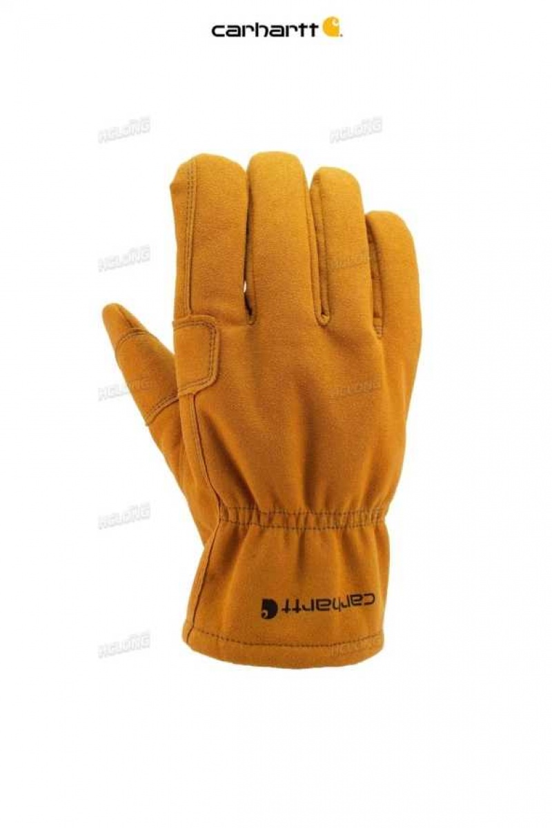 Marron Carhartt Synthétique Daim Fencer Travail Glove - Danmark ZUH-7767777