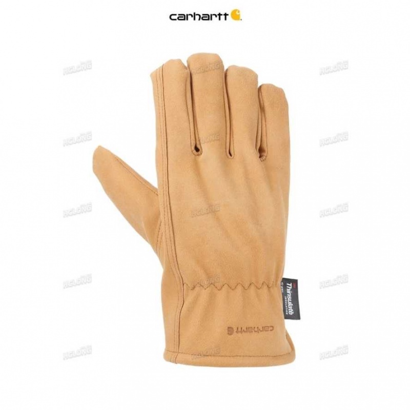 Marron Carhartt Insulated Driver Glove - Danmark CKX-8597442