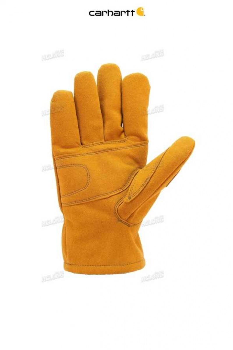 Marron Carhartt Synthétique Daim Fencer Travail Glove - Danmark ZUH-7767777