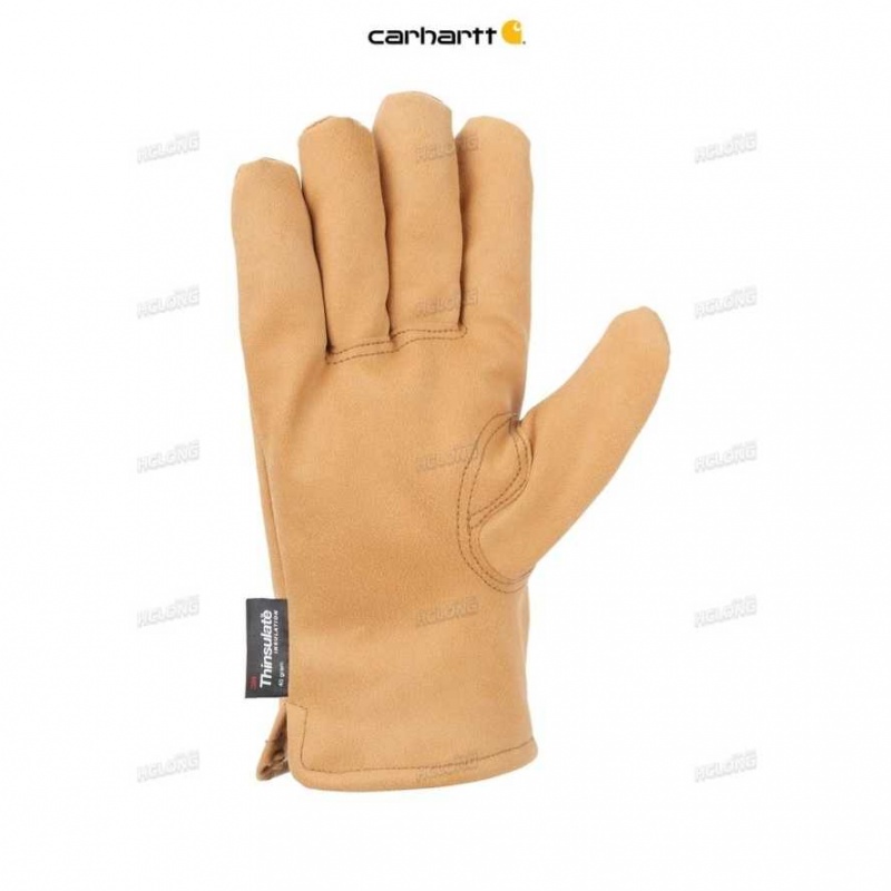 Marron Carhartt Insulated Driver Glove - Danmark CKX-8597442