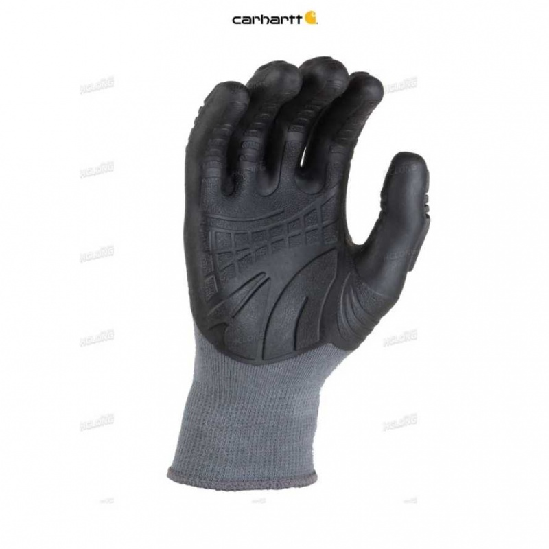 SHADOW HEATHER Carhartt Impact C-Grip Glove SHADOW - Danmark GUJ-6558375