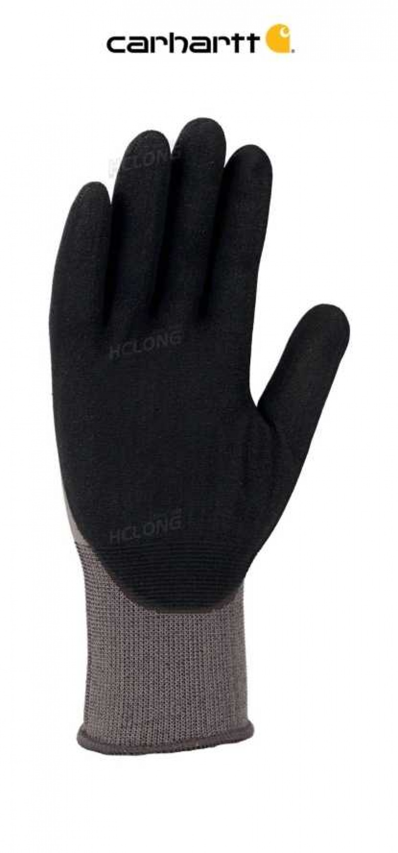 SHADOW HEATHER Carhartt Thermal Wb Nitrile Grip Glove SHADOW - Danmark ANS-7177287