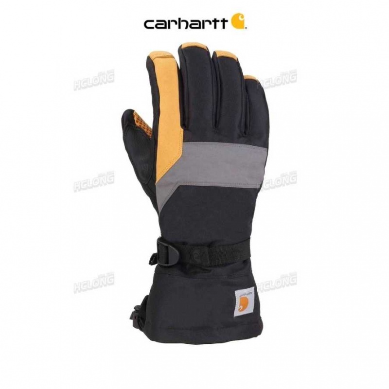 Grise Foncé Noir Carhartt Pipeline Insulated Glove Grise Foncé - Danmark WPX-6361359