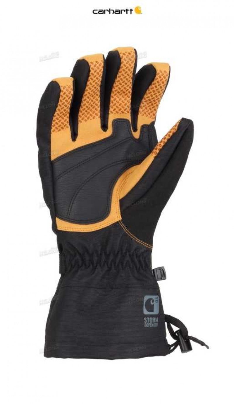 Grise Foncé Noir Carhartt Pipeline Insulated Glove Grise Foncé - Danmark WPX-6361359