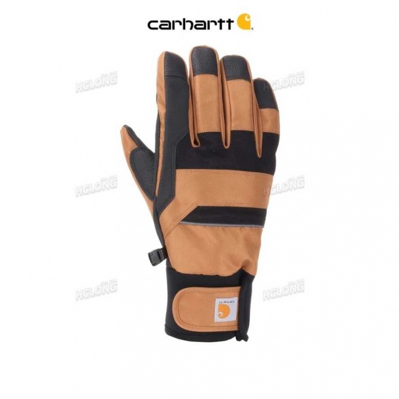 Marron Noir Carhartt Flexer Insulated Glove Marron - Danmark SYR-2165793