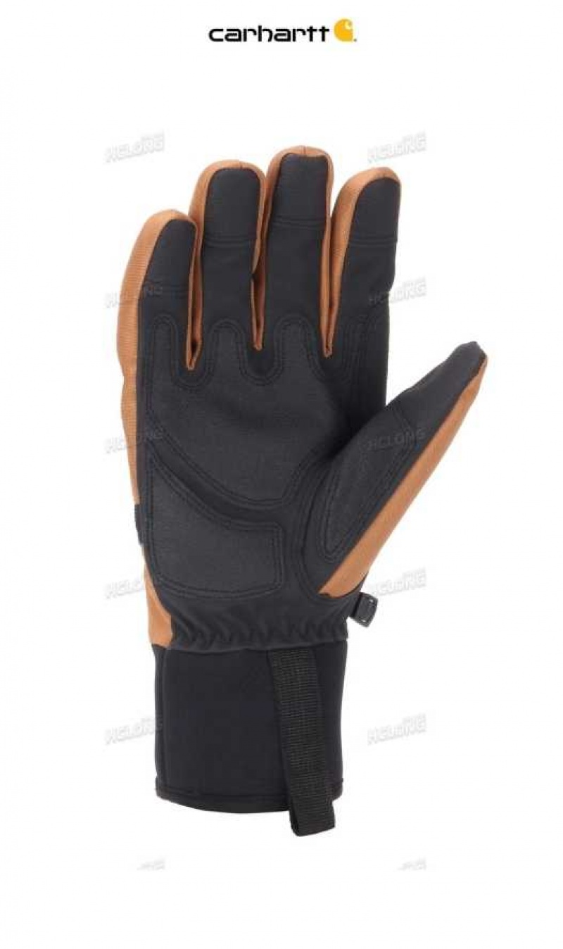 Marron Noir Carhartt Flexer Insulated Glove Marron - Danmark SYR-2165793