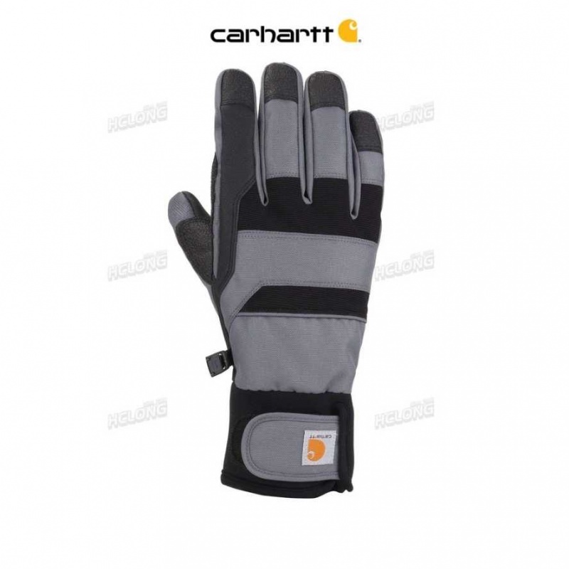 Grise Foncé Noir Carhartt Flexer Insulated Glove Grise Foncé - Danmark MFL-0829251