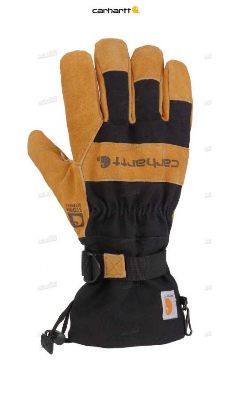 Noir Carhartt Storm Defender Snowdrift Travail Glove - Danmark HOE-0015260