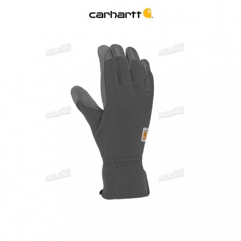 Gray Carhartt High Dexterity Rembourré palm Touch Sensitive Long Cuff Glove - Danmark MII-0582234