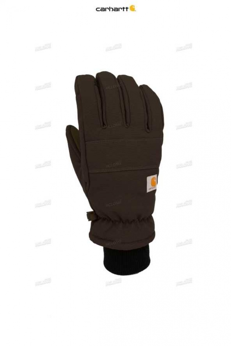 Noir Carhartt Insulated Duck Synthétique Cuir Knit Cuff Glove - Danmark FYD-3216704