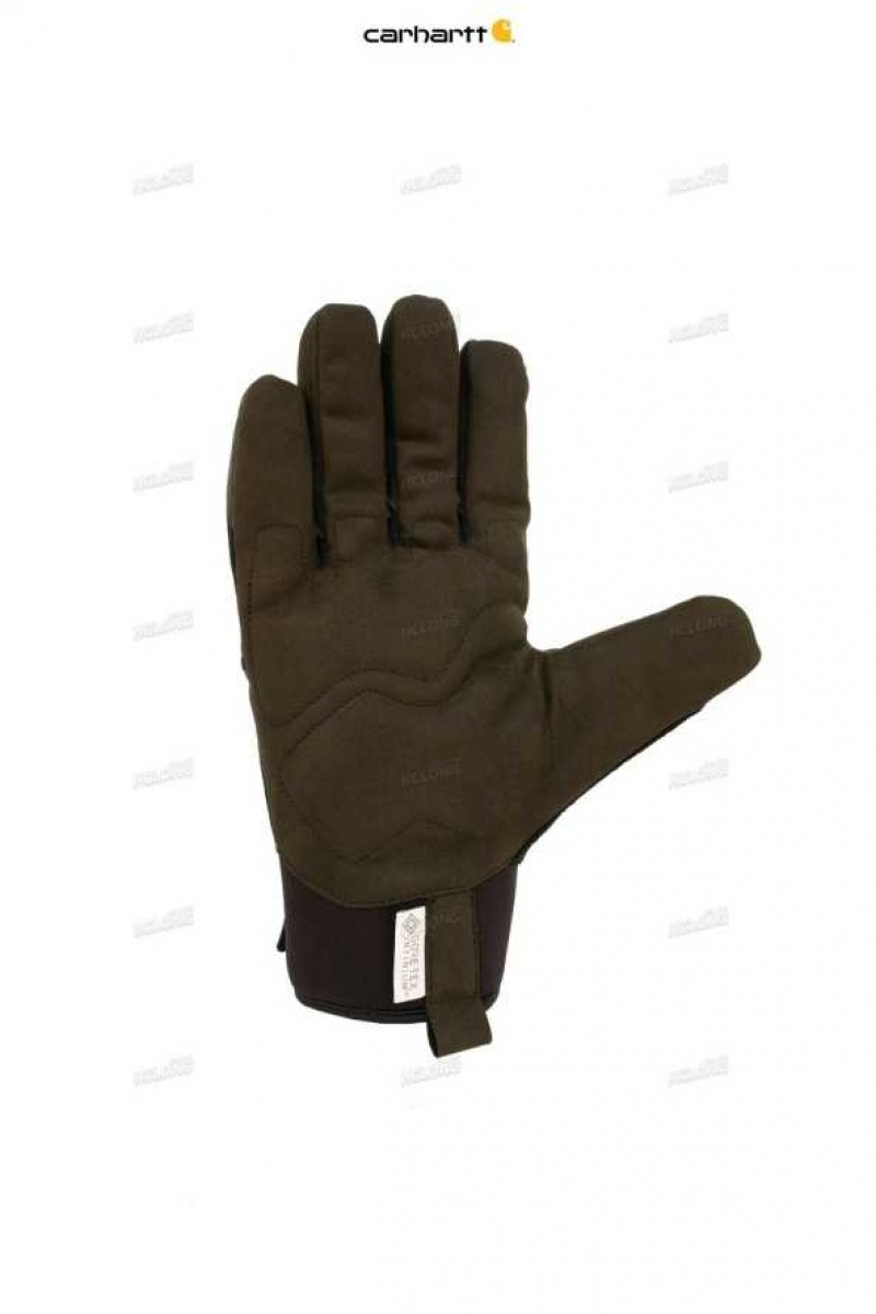 Noir Carhartt Vent Fighter Insulated Synthétique Cuir Secure Cuff Gloves - Danmark OLF-7466865