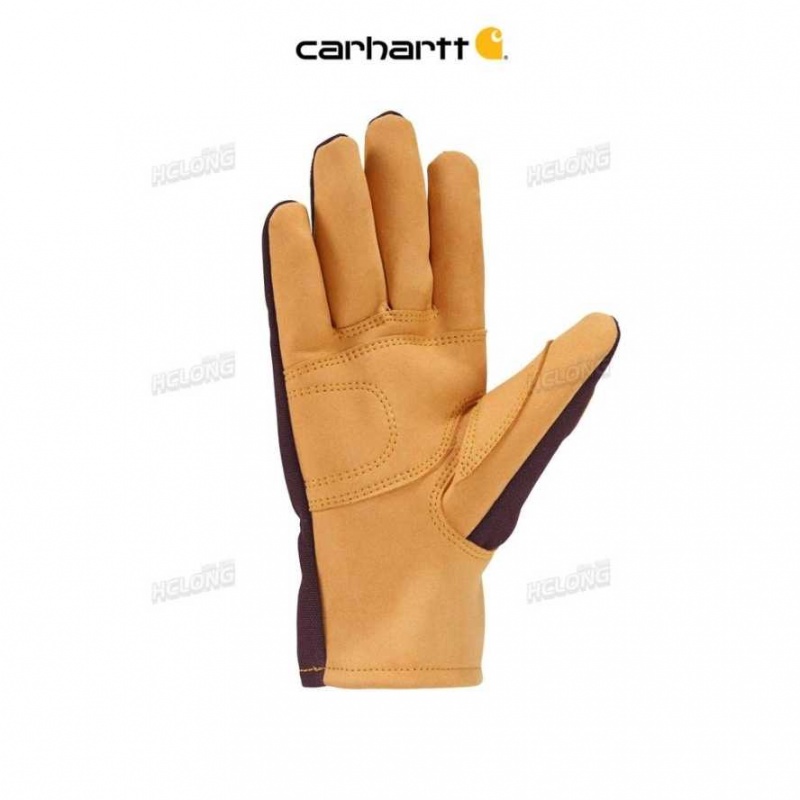 Berry Carhartt Duck Synthétique Cuir Open Cuff Glove - Danmark AWI-7182977