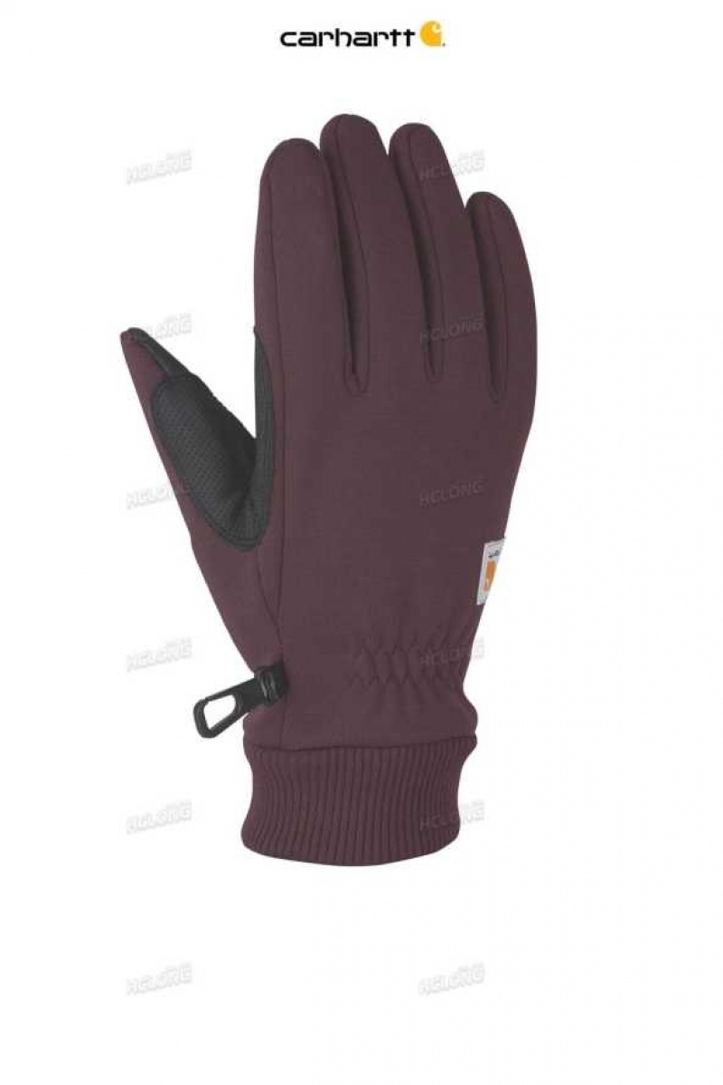 Noir Carhartt C-Touch Knit Glove - Danmark OMI-3413634