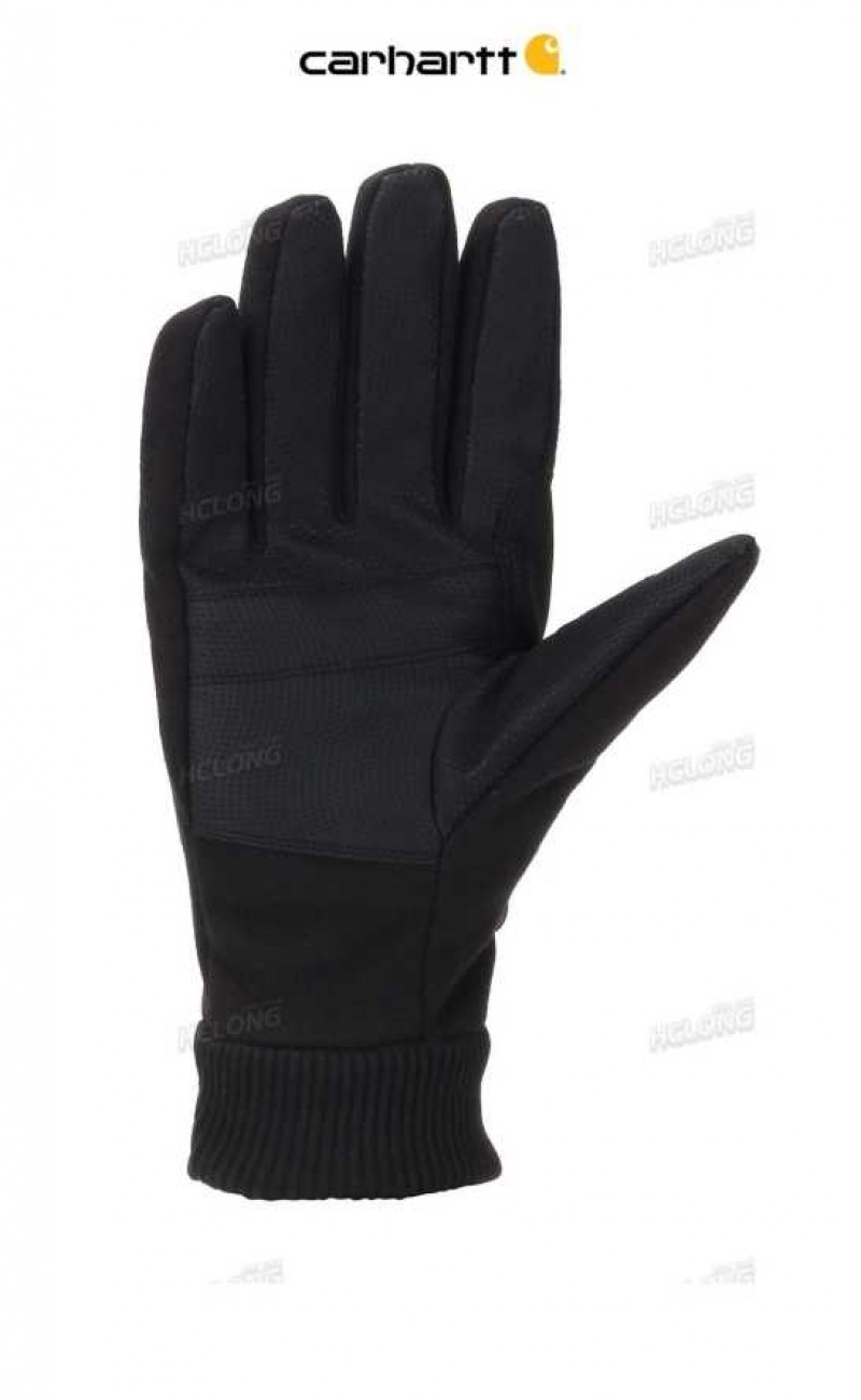 Noir Carhartt C-Touch Knit Glove - Danmark MJO-3954363