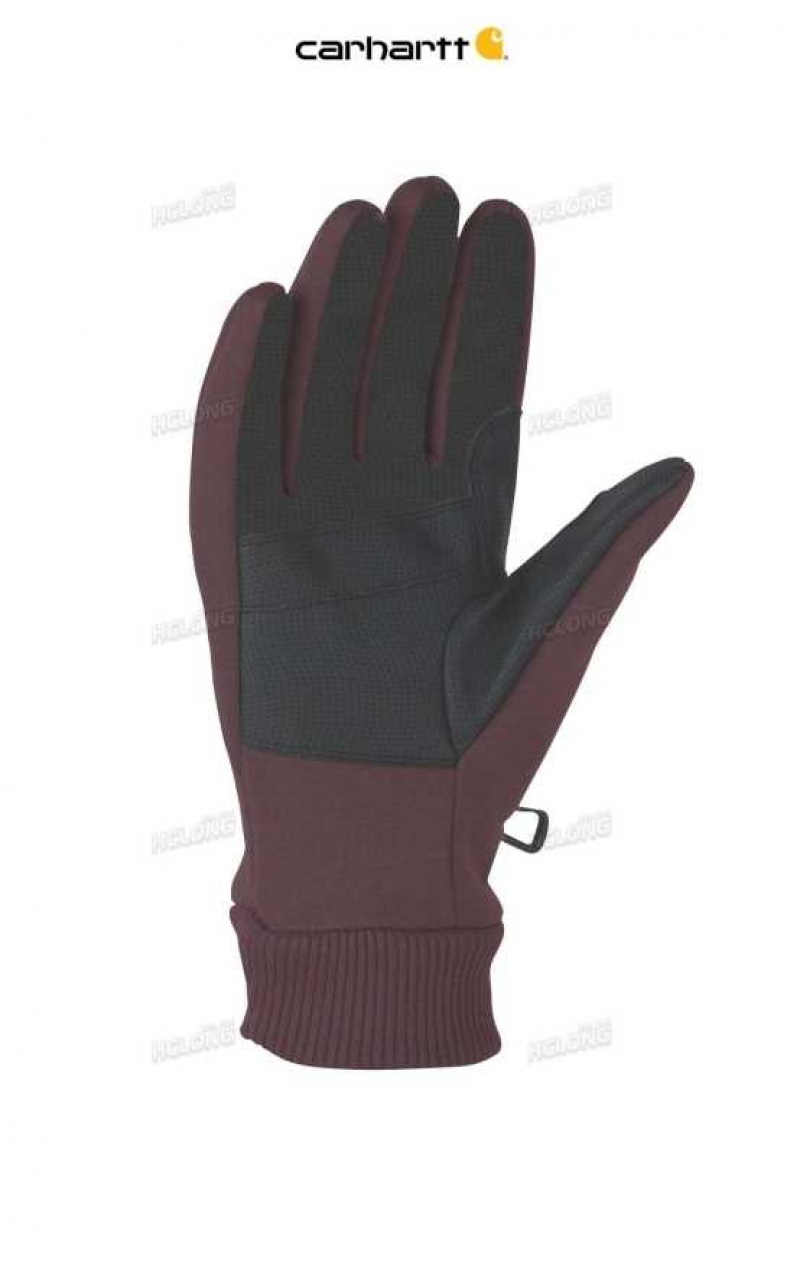 Noir Carhartt C-Touch Knit Glove - Danmark OMI-3413634