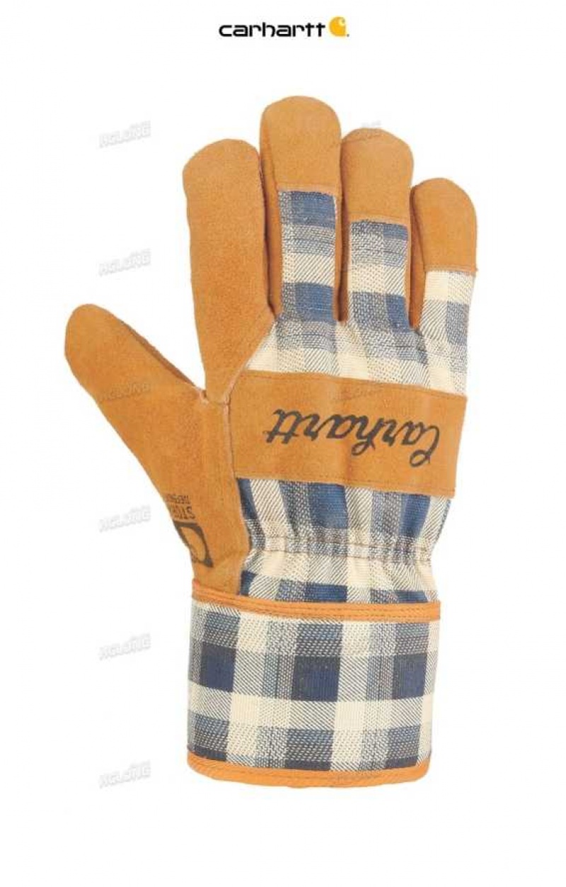 Bleu Marine Carhartt Imperméables Respirant Sécurité Cuff Travail Glove Bleu - Danmark ZGH-5551688