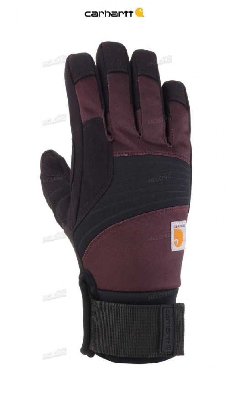 Noir Carhartt Stoker Insulated Glove - Danmark UUQ-5393337