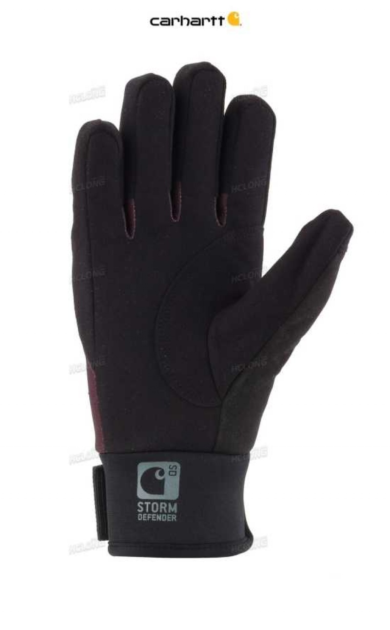 Noir Carhartt Stoker Insulated Glove - Danmark UUQ-5393337