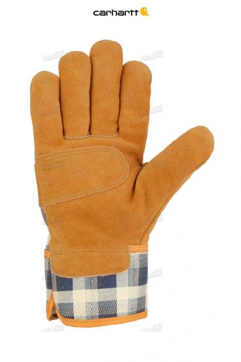 Bleu Marine Carhartt Imperméables Respirant Sécurité Cuff Travail Glove Bleu - Danmark ZGH-5551688