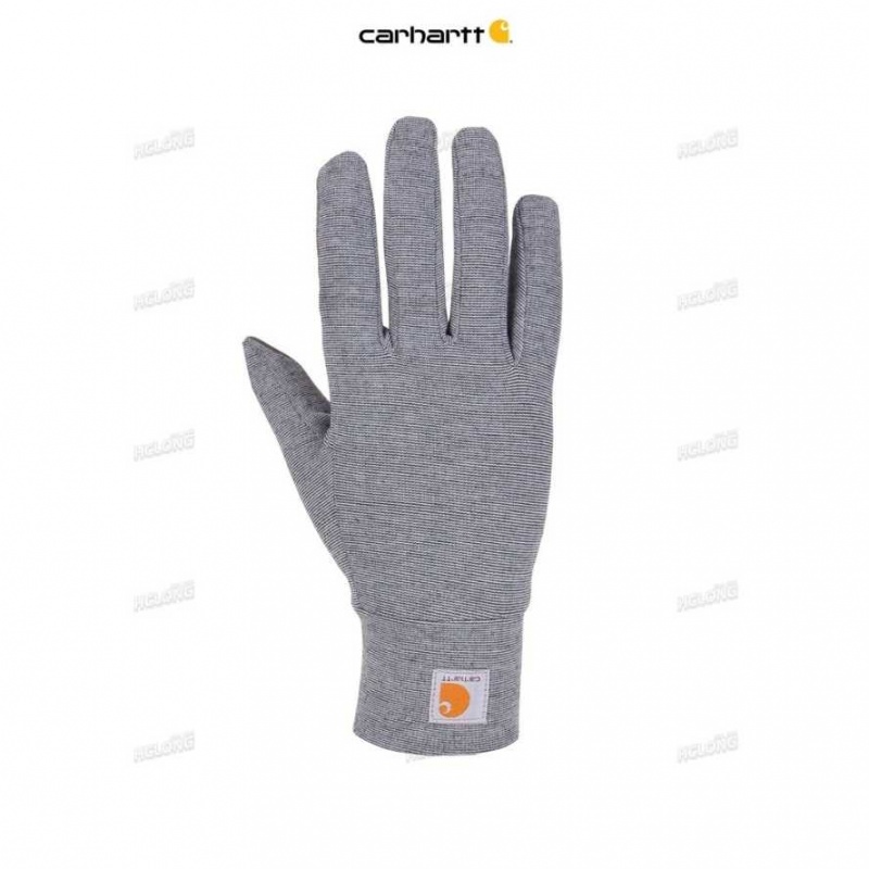 SHADOW HEATHER Carhartt Force Heavyweight Liner Knit Glove SHADOW - Danmark MYN-5400025