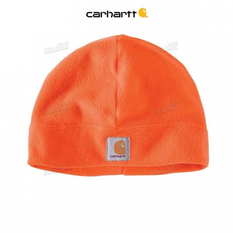 Orange Carhartt Fleece Hat - Danmark UDE-1512426