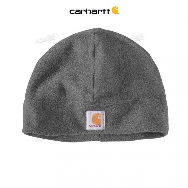 Carbon Heather Carhartt Fleece Hat Carbon - Danmark IXP-6955537