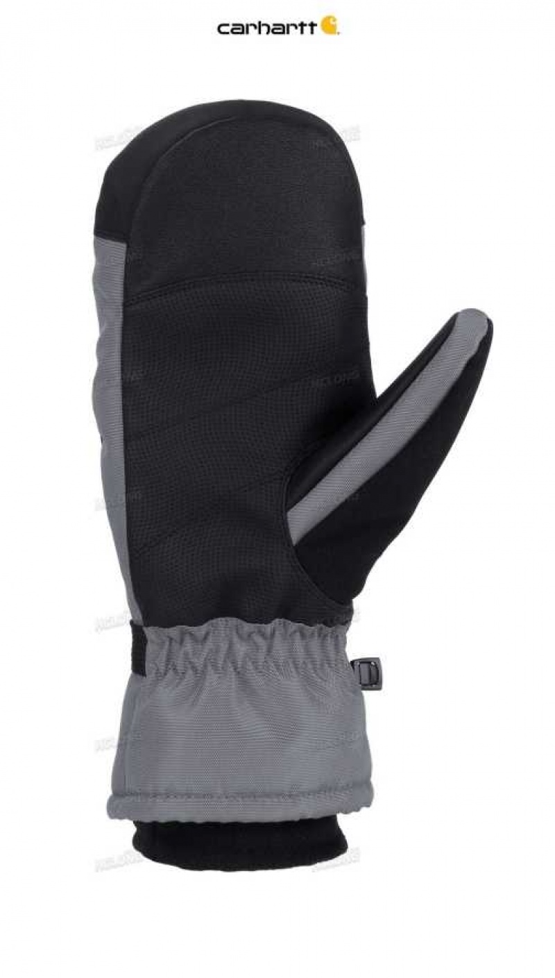 Grise Foncé Noir Carhartt Imperméables Insulated Mitt Grise Foncé - Danmark ODW-3561700