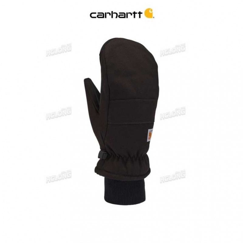 Noir Carhartt Insulated Duck Synthétique Cuir Knit Cuff Mitt - Danmark GDK-0303572