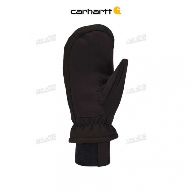 Noir Carhartt Insulated Duck Synthétique Cuir Knit Cuff Mitt - Danmark GDK-0303572