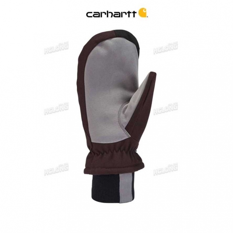 Noir Carhartt Insulated Duck Synthétique Cuir Knit Cuff Mitt - Danmark VYK-2880657