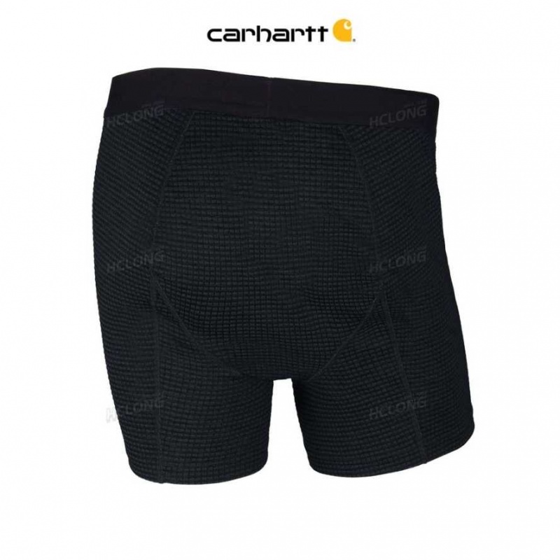 Noir Carhartt Base Force 5 Tech Boxer Brief - Danmark ABD-1000309