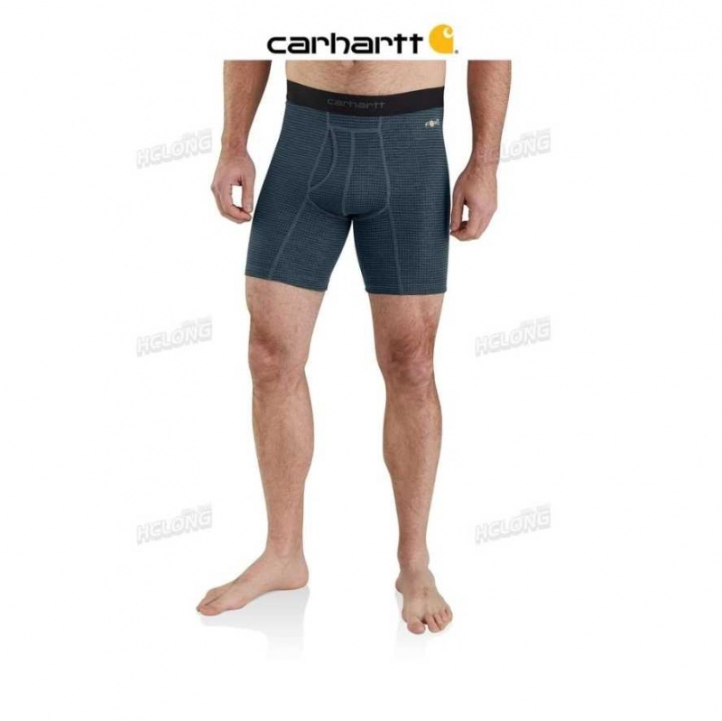 Bleu Marine Carhartt Base Force 8 Tech Boxer Brief Bleu - Danmark XYZ-3452704