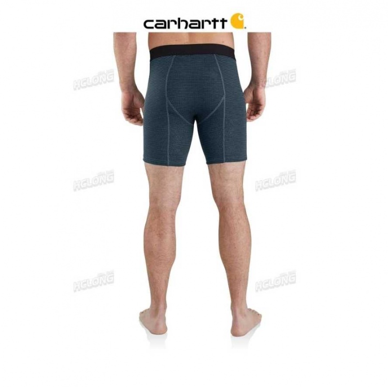 Bleu Marine Carhartt Base Force 8 Tech Boxer Brief Bleu - Danmark XYZ-3452704