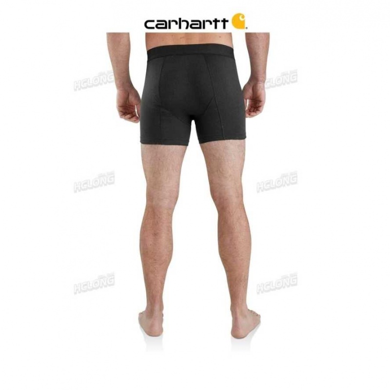 Noir Carhartt 5 Basic Boxer Brief 2-Pack - Danmark JLI-7422152