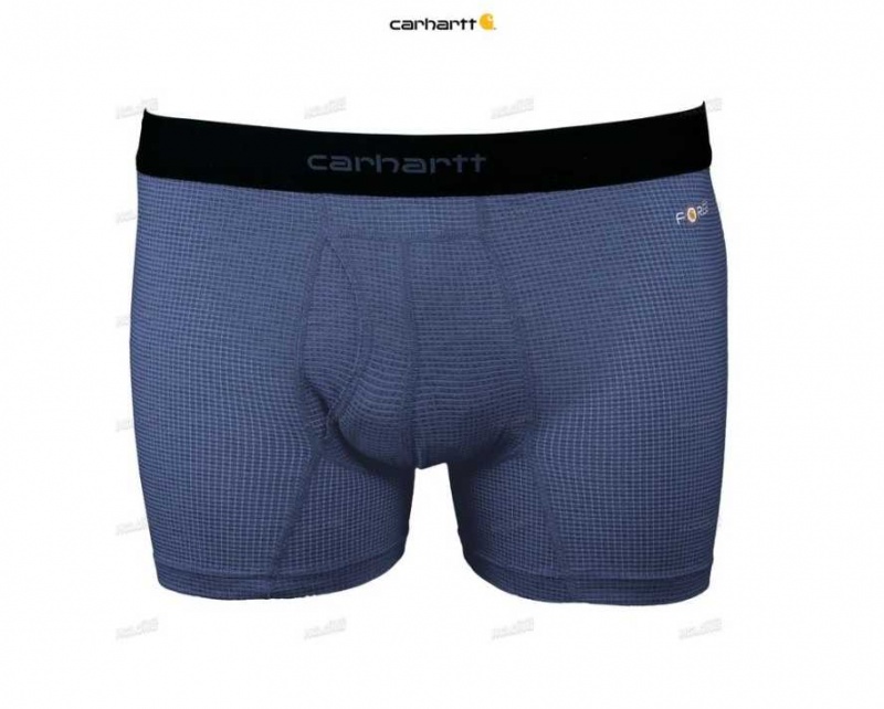 Bleu Foncé Carhartt Base Force 5 Legere Boxer Brief Bleu - Danmark VFN-1455871