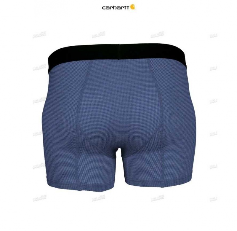 Bleu Foncé Carhartt Base Force 5 Legere Boxer Brief Bleu - Danmark VFN-1455871