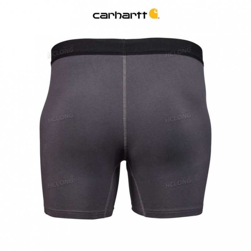 Shadow Carhartt Force Stretch Coton 5 Button Fly Boxer Brief - Danmark KID-9095056