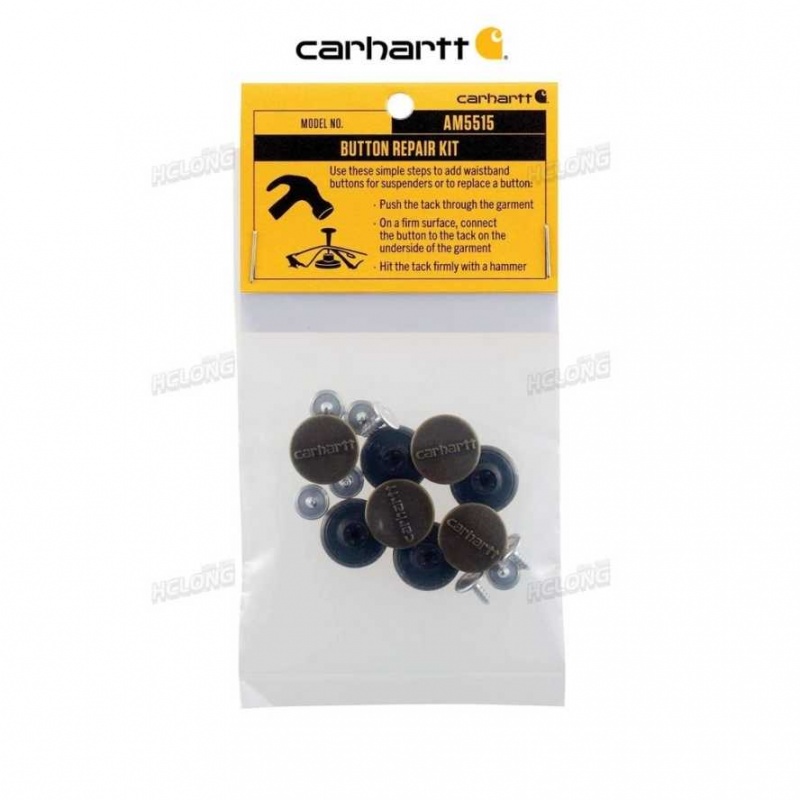 Antique Brass Carhartt Button Kit Antique - Danmark UAY-5154940