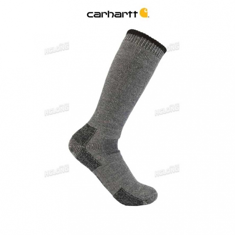 Grise Carhartt Heavyweight Laine Blend Boot Sock - Danmark YLP-9900452