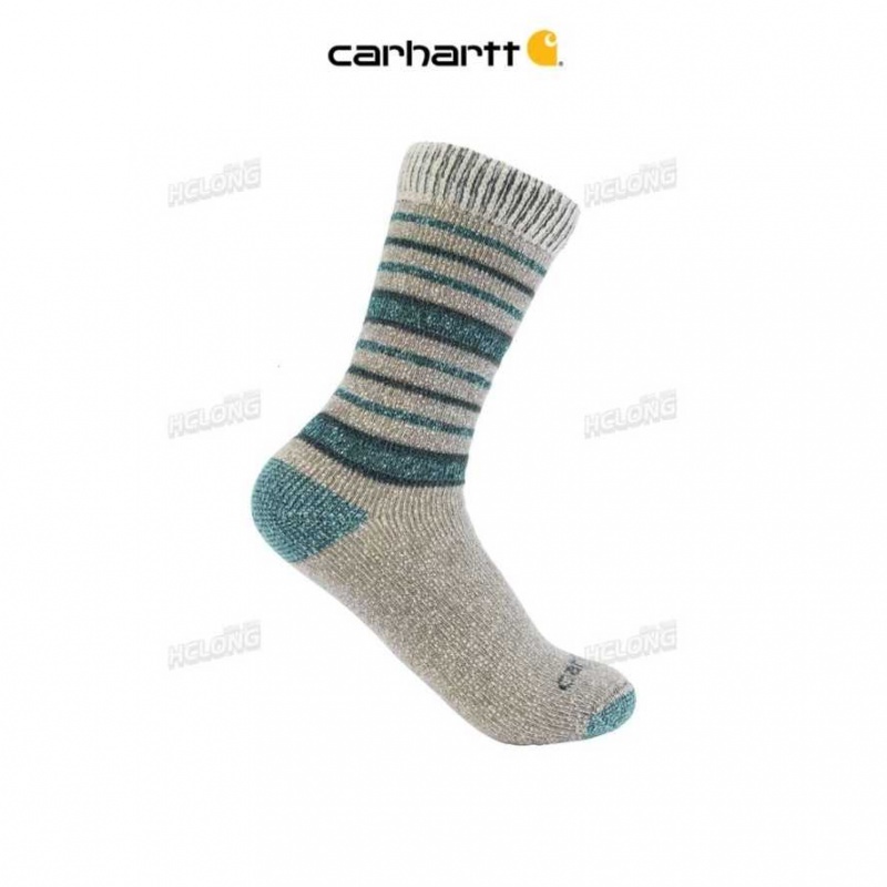 Bleu Carhartt Heavyweight Laine Blend Boot Sock - Danmark ZIB-2677607