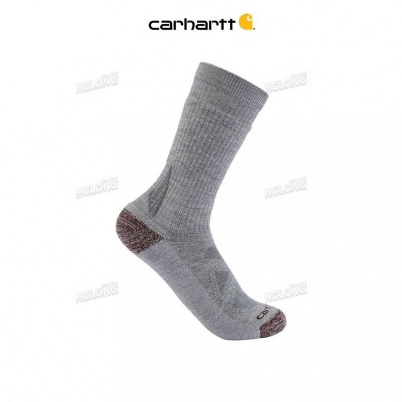 Grise Carhartt Heavyweight Merino Laine Blend Boot Sock - Danmark RIB-6185823