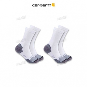 Blanche Carhartt Force Midweight Crew Sock 2-Pack - Danmark GYS-7633452