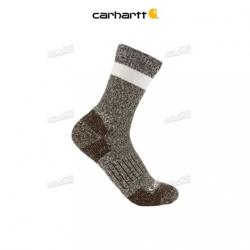 SOFT TAN FULL GRAIN LEATHER Carhartt Midweight Crew Sock SOFT TAN FULL GRAIN - Danmark QXT-3315377